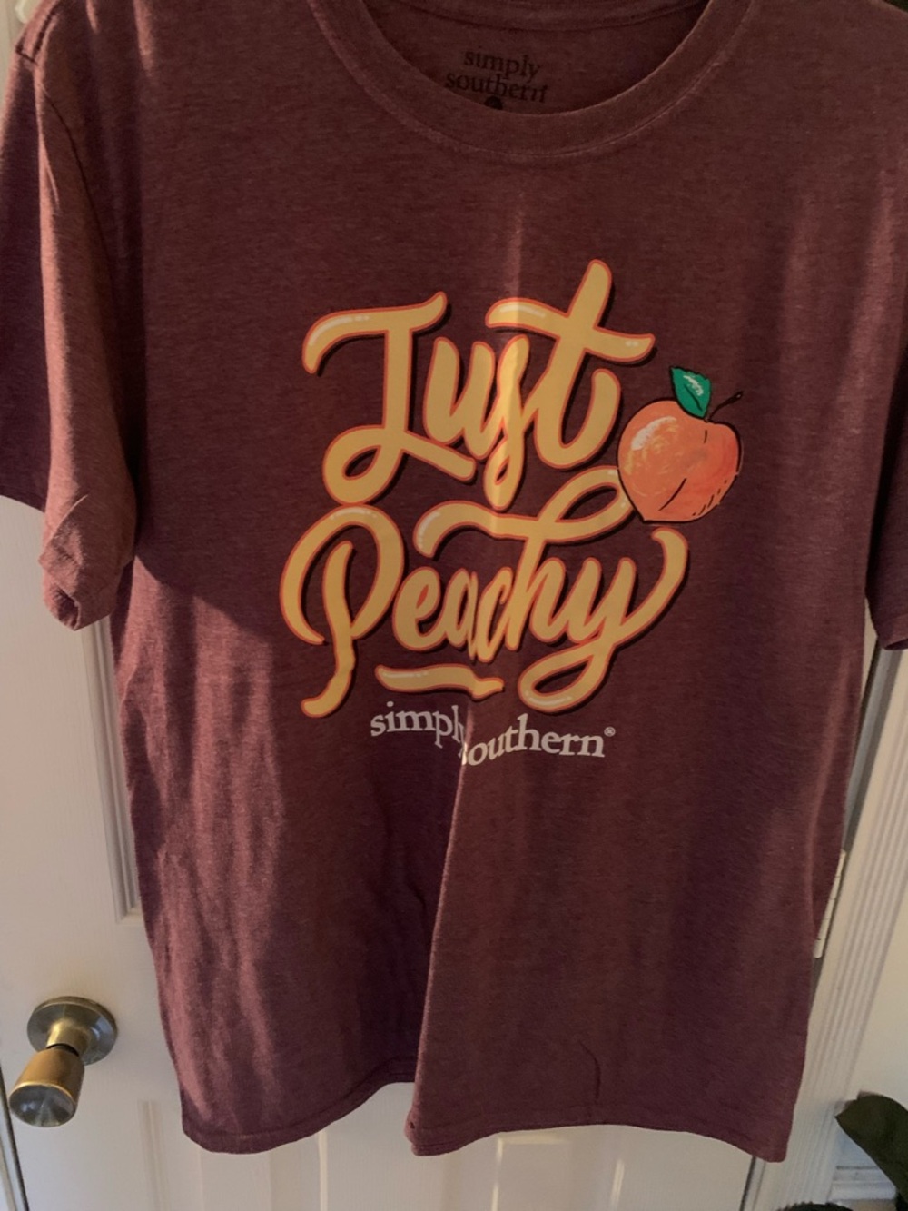 Simply Southern Just Peachy Tshirt